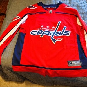 Fanatics TJ Oshie Red Washington Capitals Hockey Jersey